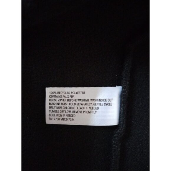 Goodfellow & Co Mens Black Faux Fur Zip-Up Jacket M. NWOT - Picture 4 of 8